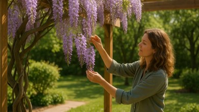 5 formas criativas de usar a Wisteria como elemento decorativo e energético no quintal