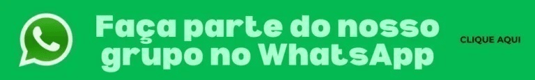 Imagem com fundo verde, contendo o texto em destaque em branco que diz: 'Faça parte do nosso grupo no WhatsApp'.