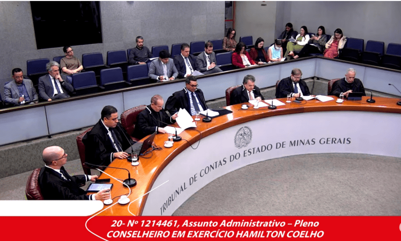 Fachada do TCEMG em alerta sobre gastos com pessoal do Governo de Minas e do TJMG