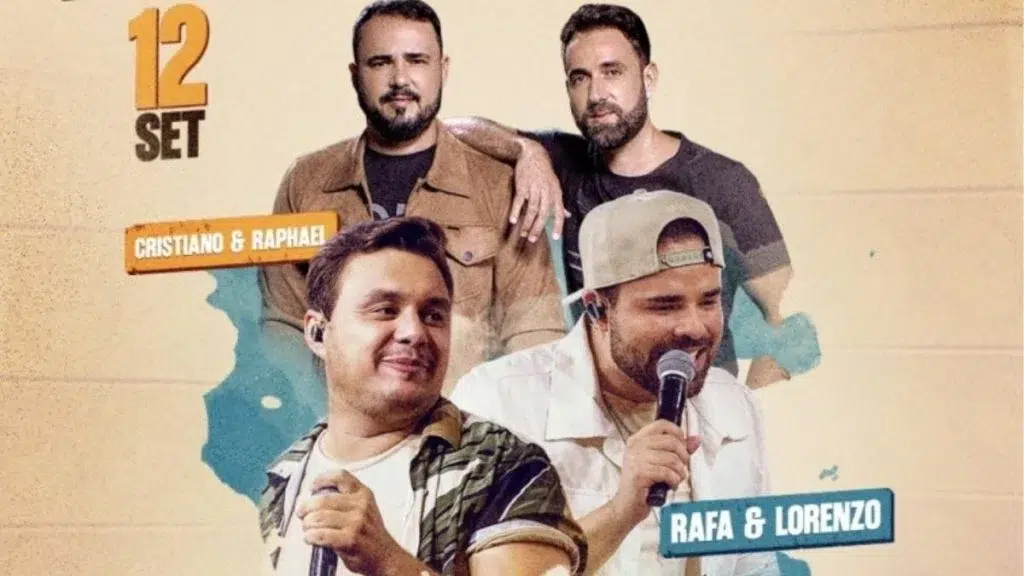Festival Sertanejo acontece neste sábado (12) na Praça da Bíblia em Divinópolis