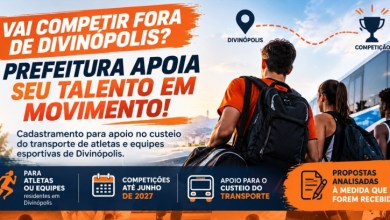 Prefeitura de Divinópolis abre cadastramento para apoio ao transporte de atletas e equipes esportivas