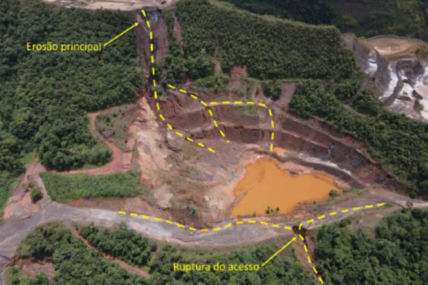 MPF aciona Vale, ANM e Minas Gerais por danos na Mina de Viga